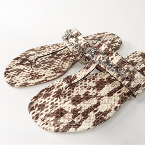Coach ‘Jaclyn’ Sandal | Python Print | FG3816 New - Picture 8 of 13